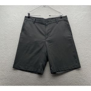 Izod‎ Performance Golf Shorts Mens 34x10 Charcoal Gray Outdoors Athletic